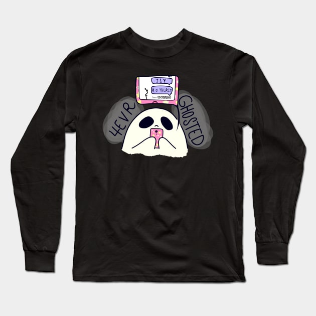 Ghosted Long Sleeve T-Shirt by daynamayday